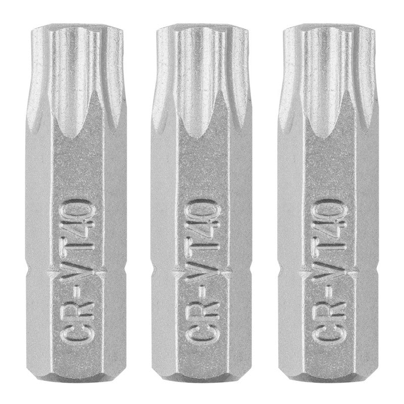 GRAPHITE Torx bits T40 x 25 mm, 3 pcs — 56T518