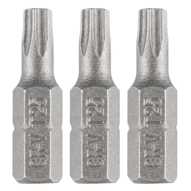 GRAPHITE Torx bits T25 x 25 mm, 3 pcs — 56T521