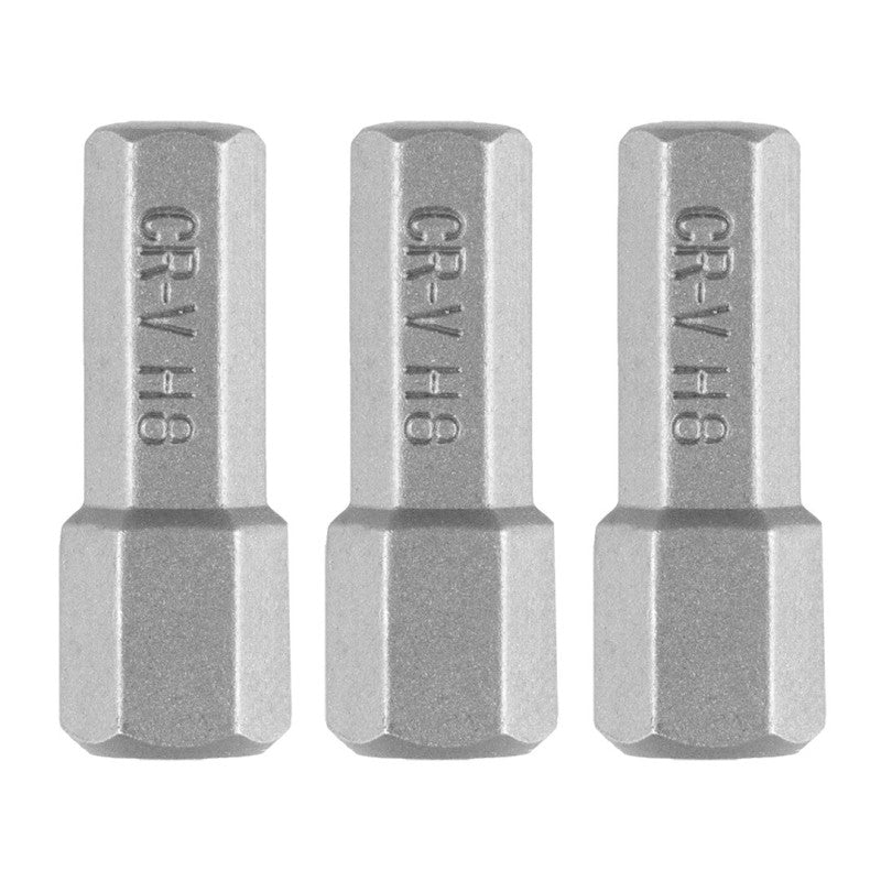 GRAPHITE Hex bits H8 x 25 mm, 3 pcs — 56T528