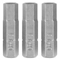 GRAPHITE Hex bits H6 x 25 mm, 3 pcs — 56T529