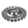GRAPHITE Wire wheel brush 115 mm x M14, INOX — 57H596