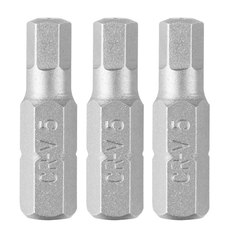GRAPHITE Hex bits H5 x 25 mm, 3 pcs — 56T530
