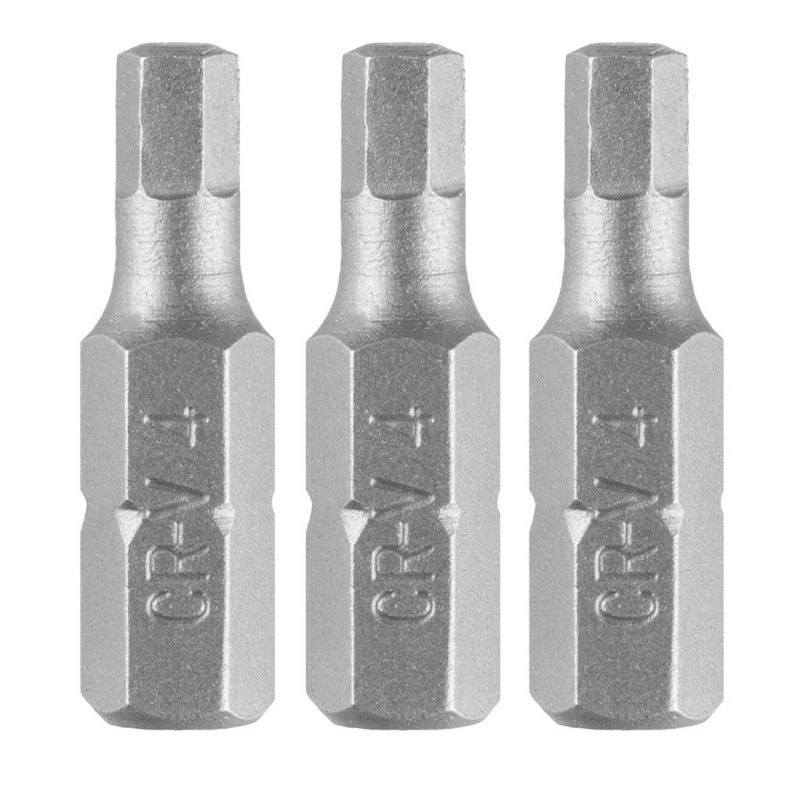 GRAPHITE Hex bits H4 x 25 mm, 3 pcs — 56T531