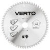 VERTO Circular saw blade, solid carbide, 250 x 30 mm, 100 teeth, ALU — 61H108