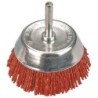 VERTO 2-1/2" cup brush with shaft Abrasive — 62H708