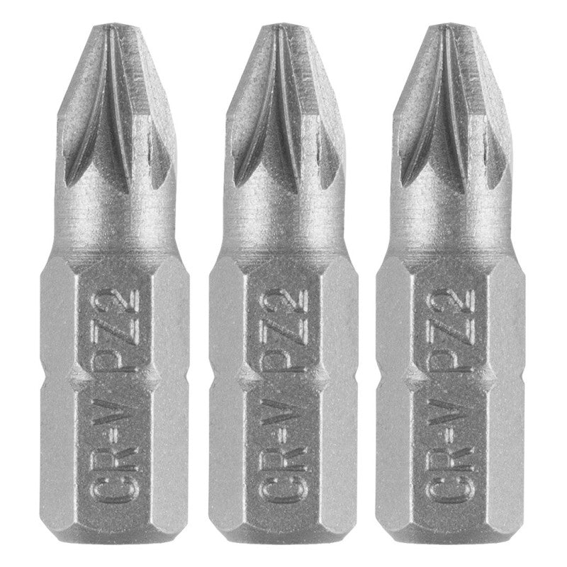 GRAPHITE Bits PZ2 x 25 mm, 3 pcs — 56T536