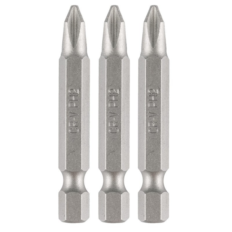 GRAPHITE Bits PH2 x 50 mm, 3 pcs — 56T539