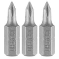 GRAPHITE Bits PH0 x 25 mm, 3 pcs — 56T544