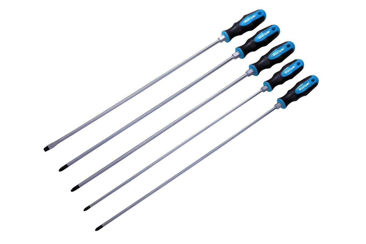 Blue Spot Tools 5 PCE 450MM Long Screwdriver Set