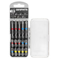 GRAPHITE Bit set PH2x2, PH3, PZ2x2 x 50 mm, PH1/2/3, PZ1/2/3, TX10/20/25/30 x 25 mm, 15 pcs. — 56T555