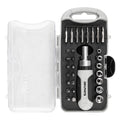 GRAPHITE Bit and precision bit set with magnetic holder with ratchet 115 mm, 30 pcs — 56T561