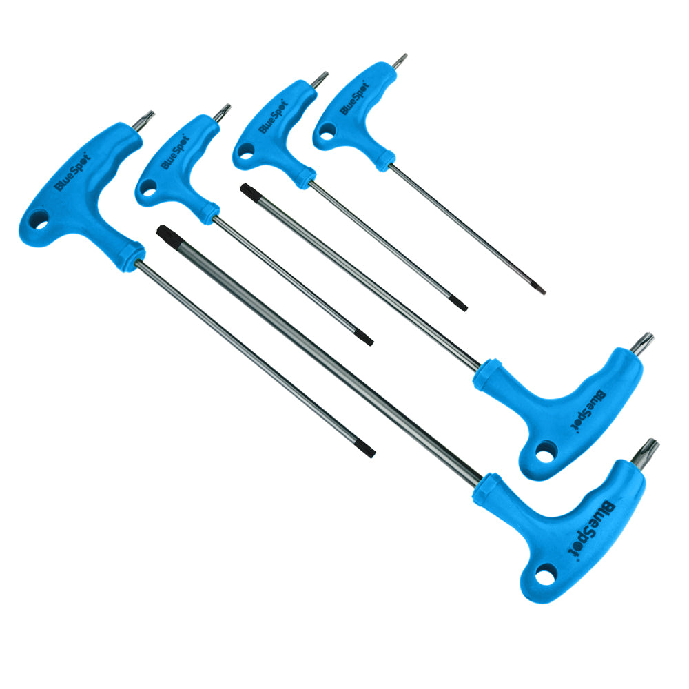 Blue Spot Tools 6 PCE T-Handle Torx Wrench Set (T10-T40)