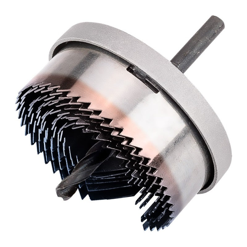 GRAPHITE Wood hole cuttters 26 - 63 mm, h 25 mm, hardened teeth, set 7 pcs — 56T751
