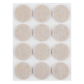NEO TOOLS Self-adhesive round felt pads, light brown 28 mm, 12 pcs. — 85-201