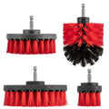 GRAPHITE Scrubbing brushes for drills, 4 pcs. — 57T437
