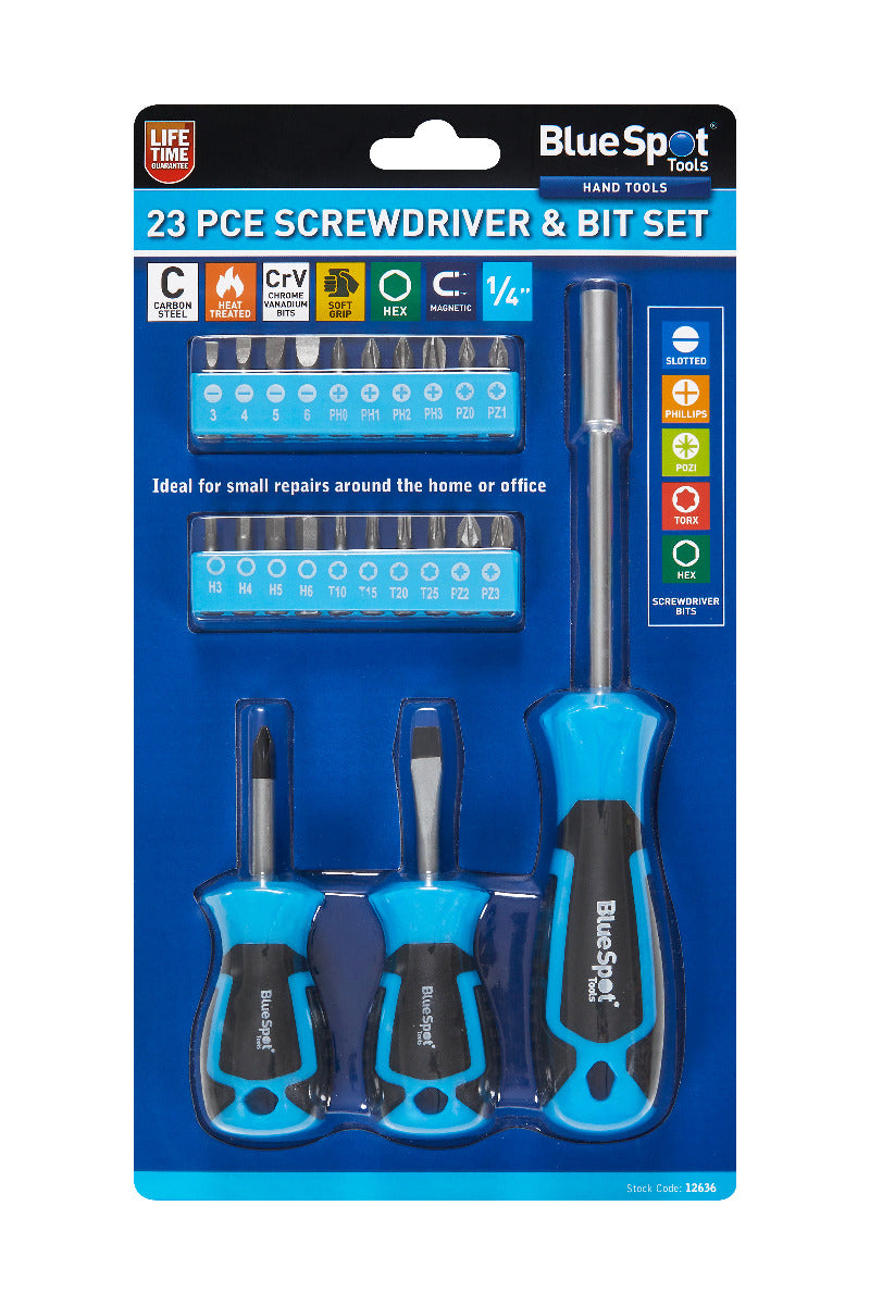 Blue Spot Tools 23 PCE Screwdriver & Bit Set