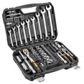 NEO TOOLS Set of socket spanners 1/2", 1/4", 82 pieces, CrV — 10-059