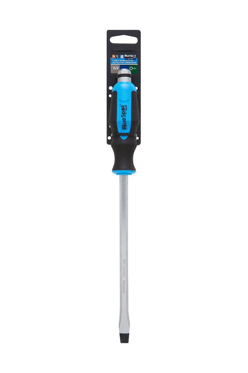 Blue Spot Tools Slotted Hex Bolster Screwdriver (8mm x 150mm)