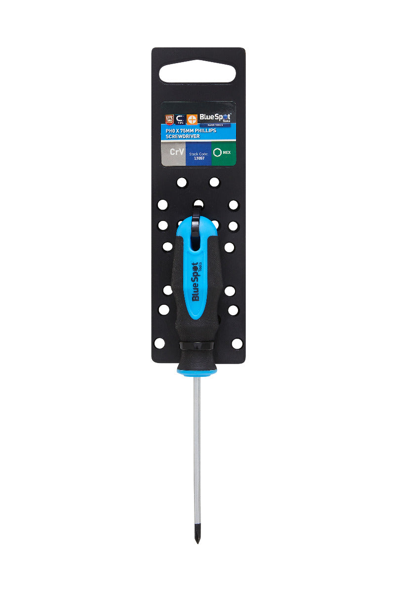 Blue Spot Tools Phillips Hex Bolster Screwdriver (PH0 x 75mm)