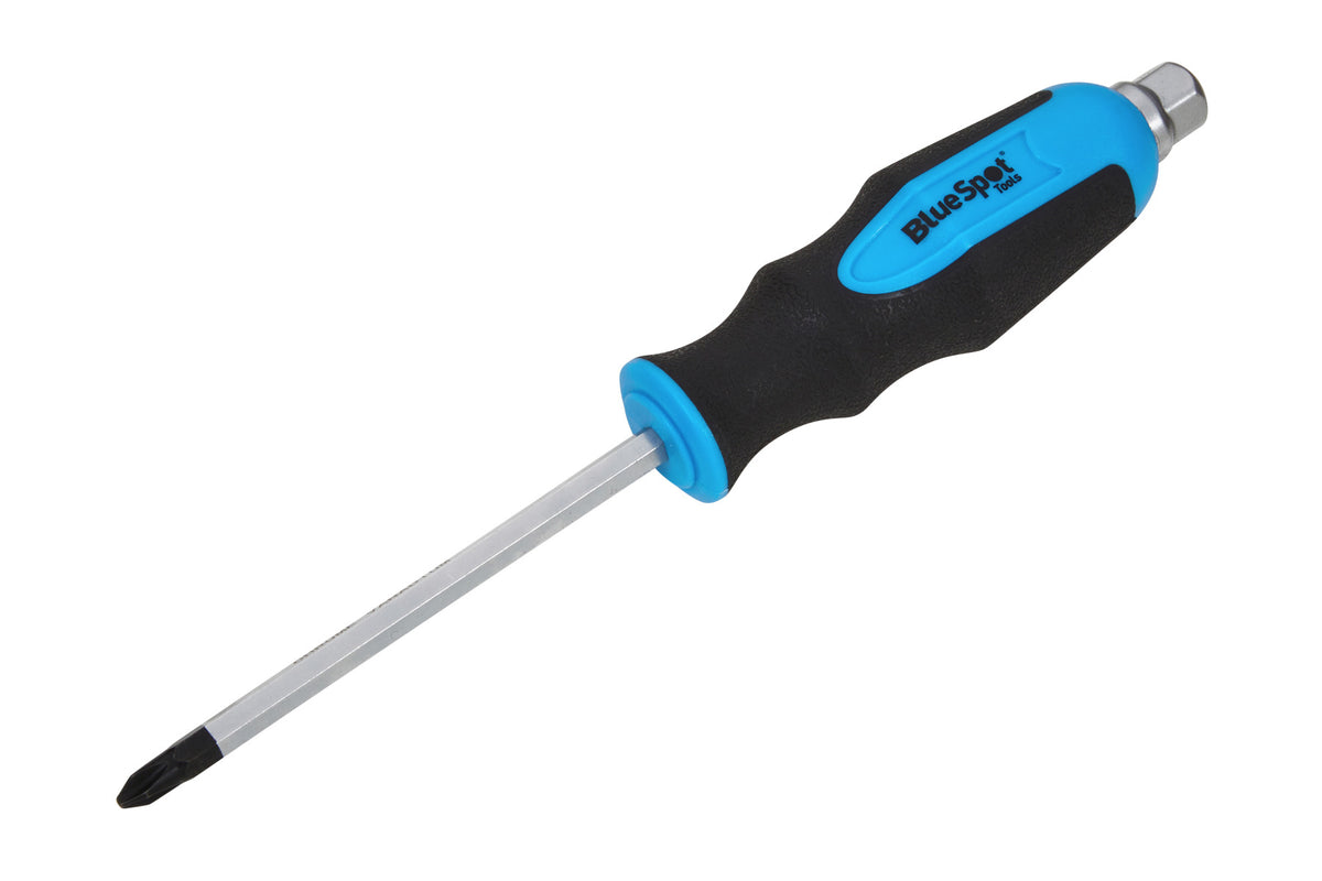 Blue Spot Tools Phillips Hex Bolster Screwdriver (PH2 x 100mm)