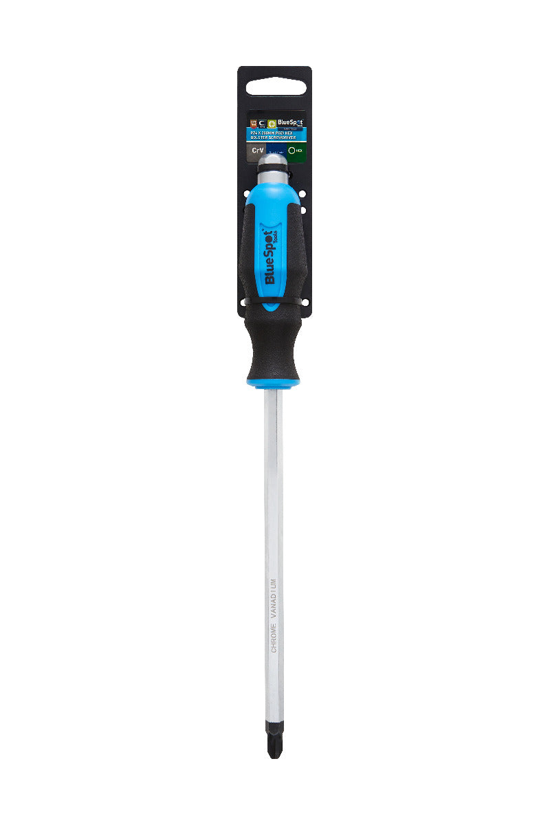 Blue Spot Tools Pozi Hex Bolster Screwdriver (PZ4 x 200mm)