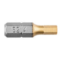 GRAPHITE Scredriver bits HEX4 x 25 mm, 1/4", 2 pcs — 57H968