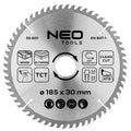 NEO TOOLS Saw blade, widia, 185 x 30 mm, 60 teeth — 55-601
