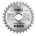 NEO TOOLS Saw blade, widia, 165 x 30 mm, 30 teeth — 57-652