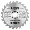 NEO TOOLS Saw blade, widia, 190 x 30 mm, 24 teeth — 57-668