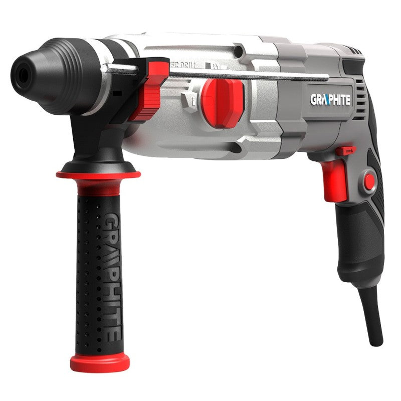 GRAPHITE Rotary hammer drill SDS+ 900W, case — 58G539