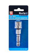 Blue Spot Tools 1/4" Hex to 1/2" Socket Adaptor