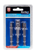 Blue Spot Tools 3 PCE Socket Adaptor Set (1/4", 3/8" & 1/2")