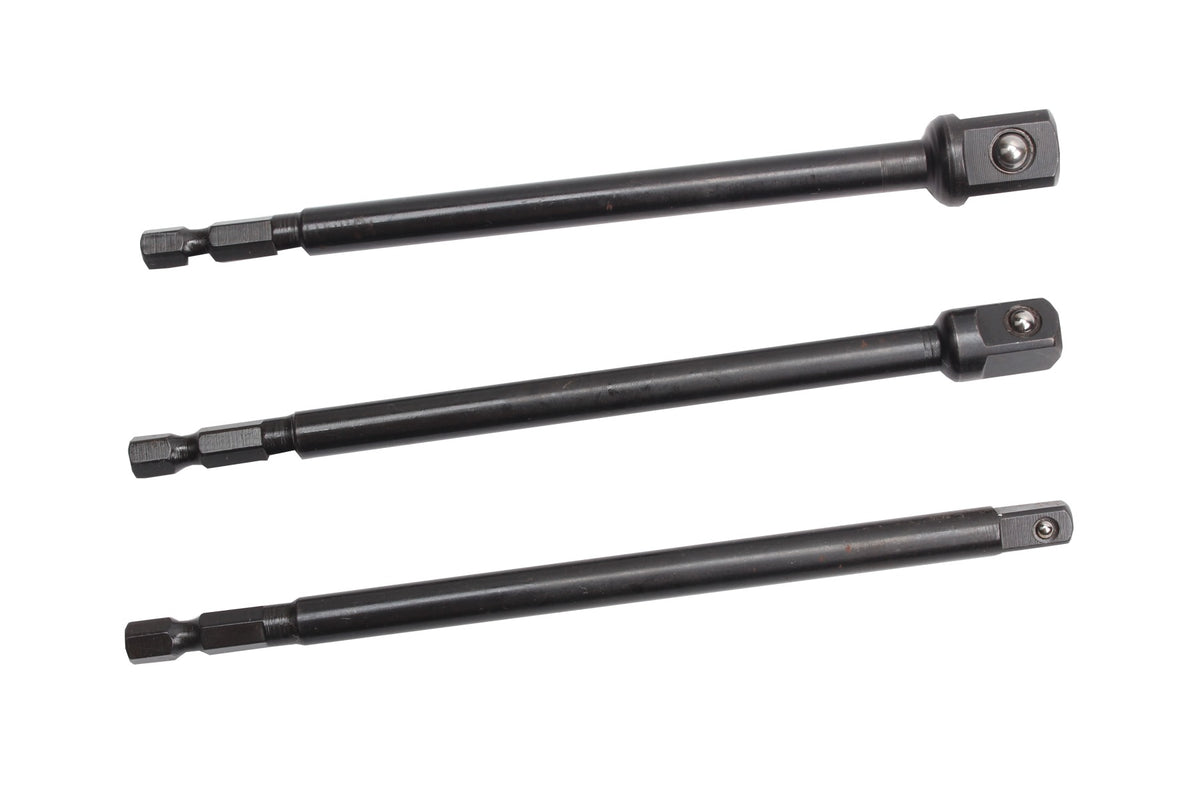 Blue Spot Tools 3 PCE 150mm (6") Impact Socket Adaptor (1/4"-3/8"-1/2")