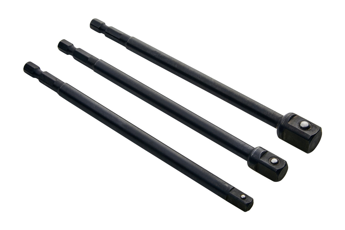 Blue Spot Tools 3 PCE 150mm (6") Impact Socket Adaptor (1/4"-3/8"-1/2")