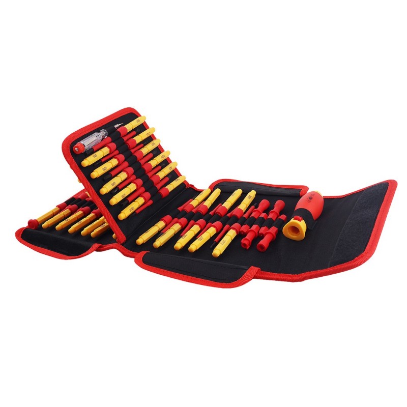 NEO TOOLS Insulated changeable screwdriver 1000V set, 50 pcs — 01-309