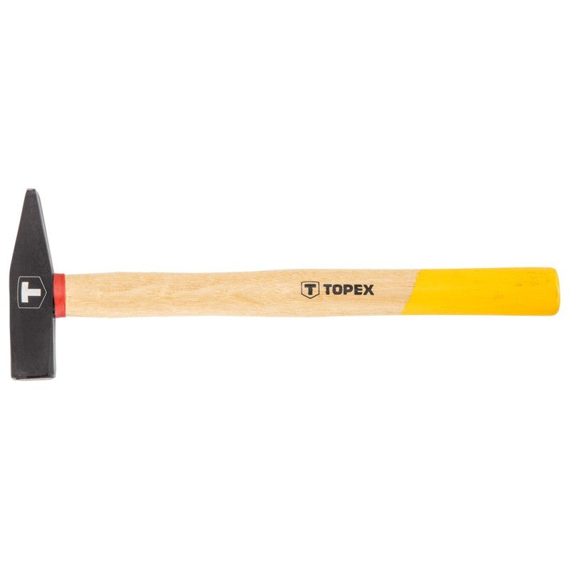 TOPEX Machinist's hammer 300g, wooden handle — 02A403