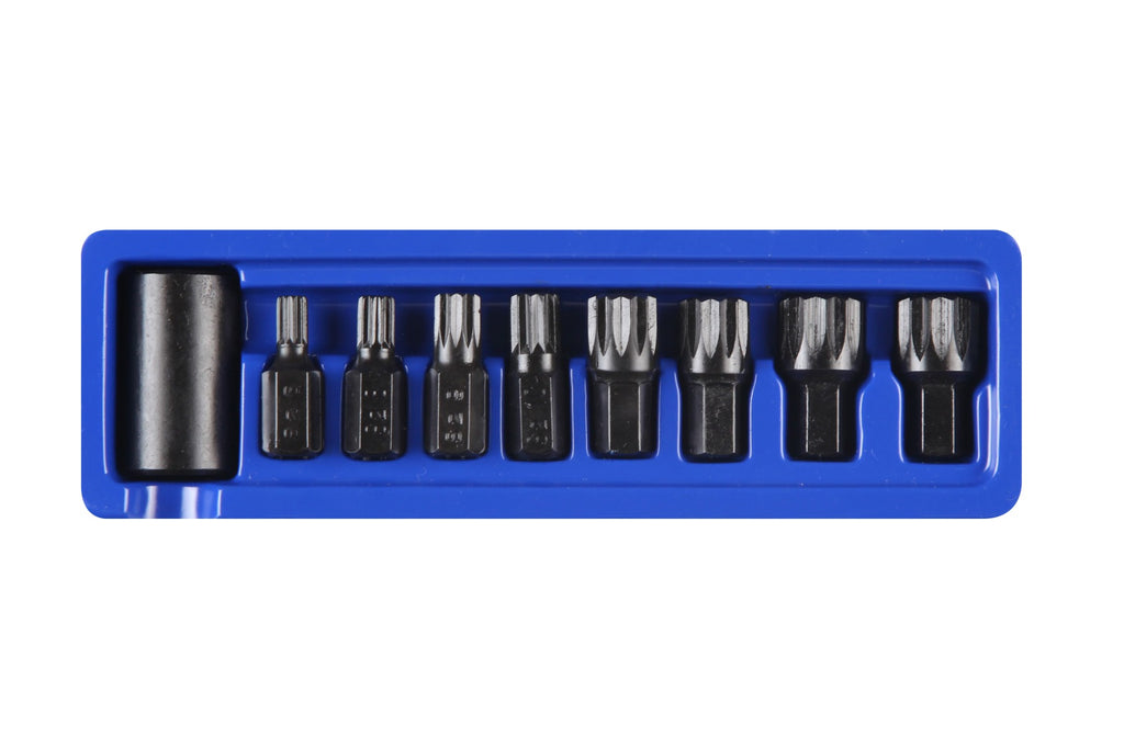 Blue Spot Tools 9 PCE 1/2" Impact Spline Bits (M6-M18)