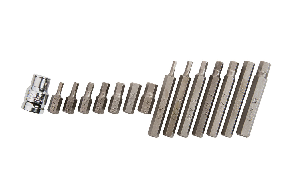 Blue Spot Tools 15 PCE 1/2" Hex Bit Set (H4-H12)