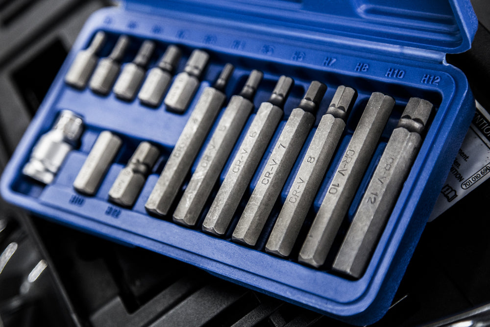 Blue Spot Tools 15 PCE 1/2" Hex Bit Set (H4-H12)