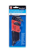 Blue Spot Tools 13 PCE Long Arm Metric Ball End Hex Key Set (1.27-10mm)