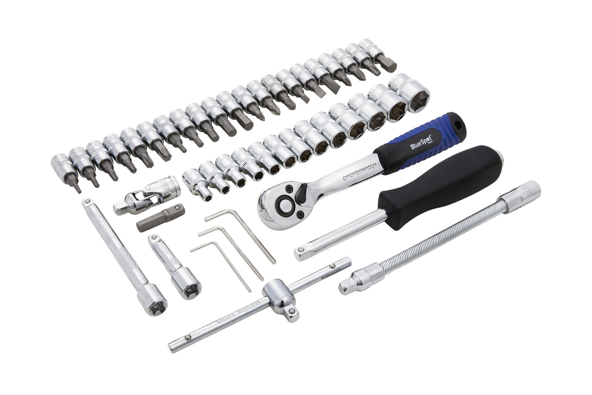 Blue Spot Tools 46 PCE 1/4" Metric Socket Set (4-14mm)