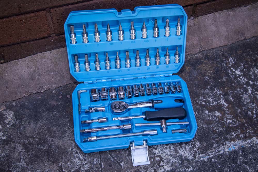 Blue Spot Tools 46 PCE 1/4" Metric Socket Set (4-14mm)