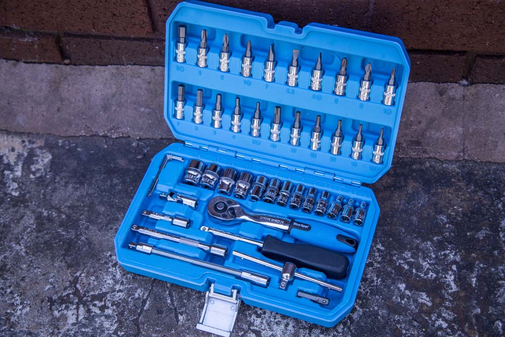 Blue Spot Tools 46 PCE 1/4" Metric Socket Set (4-14mm)