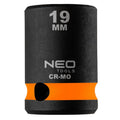 NEO TOOLS Impact socket 1/2", 19 mm, Cr-Mo — 12-219