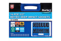 Blue Spot Tools 16 PCE 1/2" Metric Deep Impact Sockets (10-32mm)