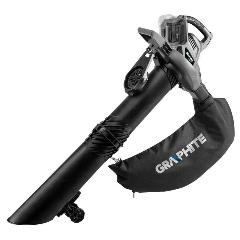 GRAPHITE Cordless garden vacuum\blower Energy + 36V Li-lon, 2 in 1, bag 35L, without battery — 58G036