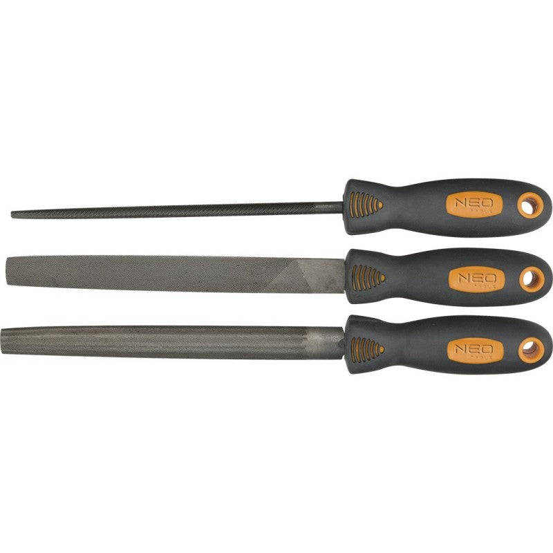 NEO TOOLS Metal files, set of 3 pcs — 37-605