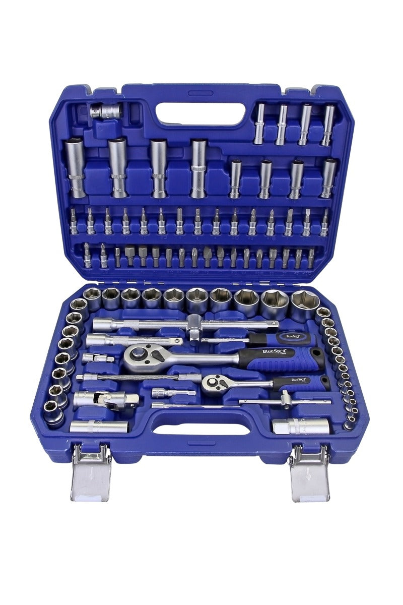 Blue Spot Tools 94 PCE 1/4" & 1/2" Metric Socket Set (1/4" 4-14mm) (1/2" 10-32mm)