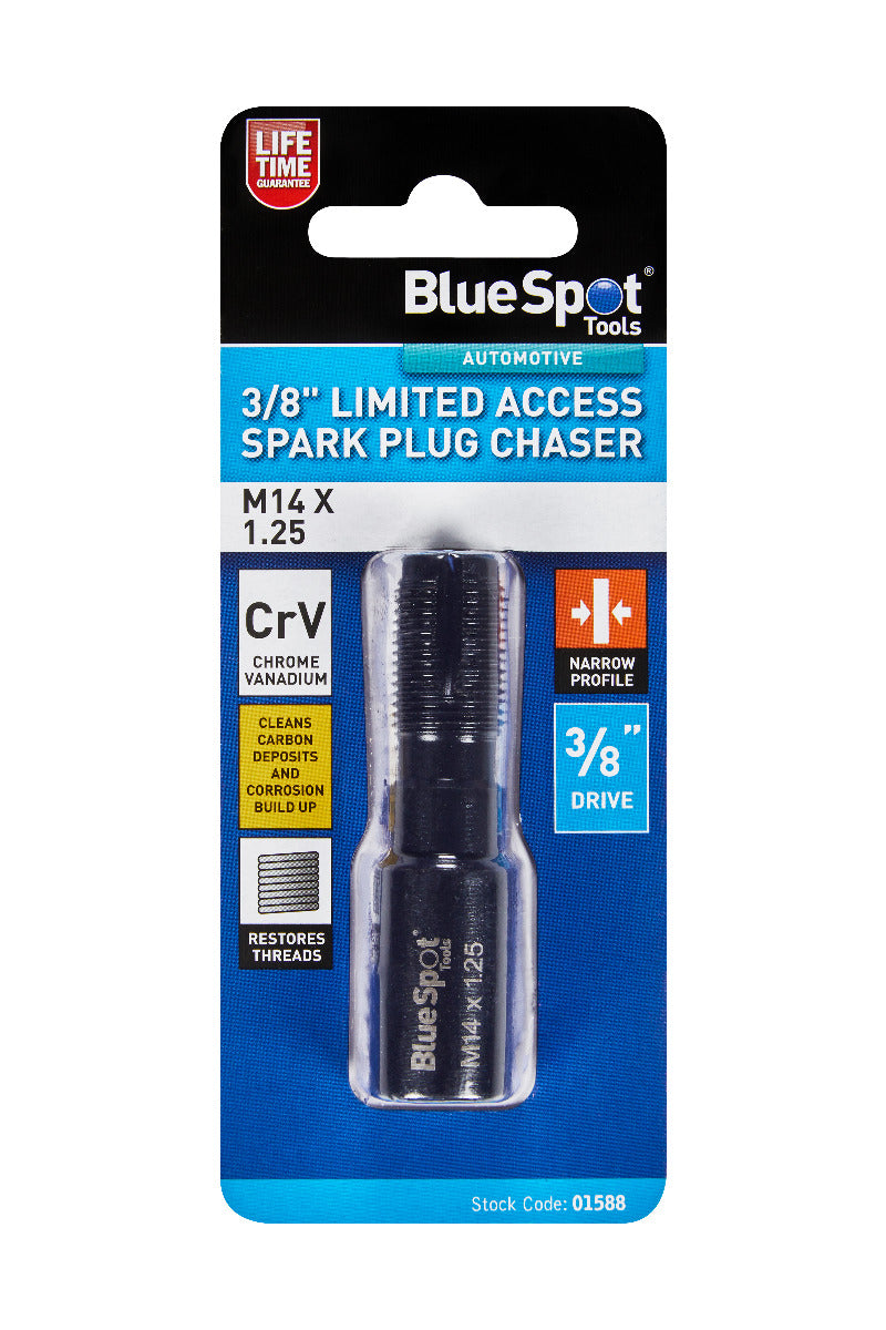 Blue Spot Tools 3/8" Limited Access Spark Plug Chaser M14 x 1.25