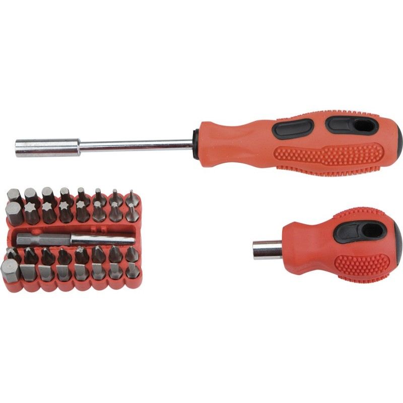 Top Tools Screwdriver bits with holders, set 35 pcs — 39D456